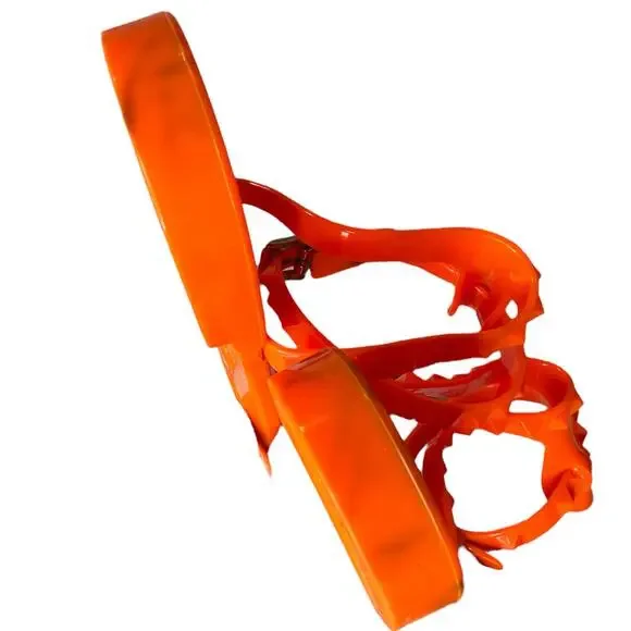 Valentino Garavani Rockstud Jelly Ankle Strap sandals Orange size 37 pre loved - Picture 7 of 9